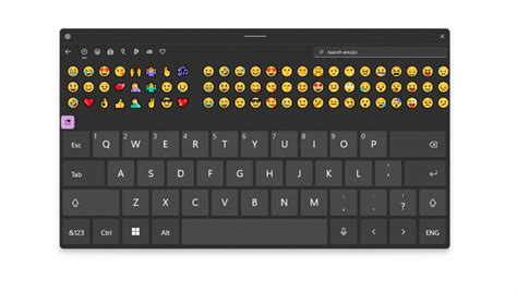 emoji keyboard windows 11